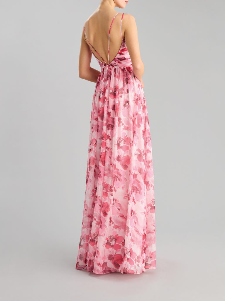 pronovias PRINT 2410 | Vestido de fiesta corte en a | Pronovias Rebajas