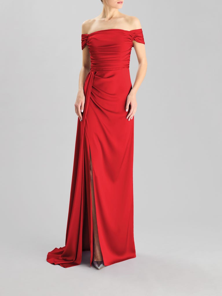 pronovias DRAPE 2401 | Vestido de fiesta recto | Pronovias