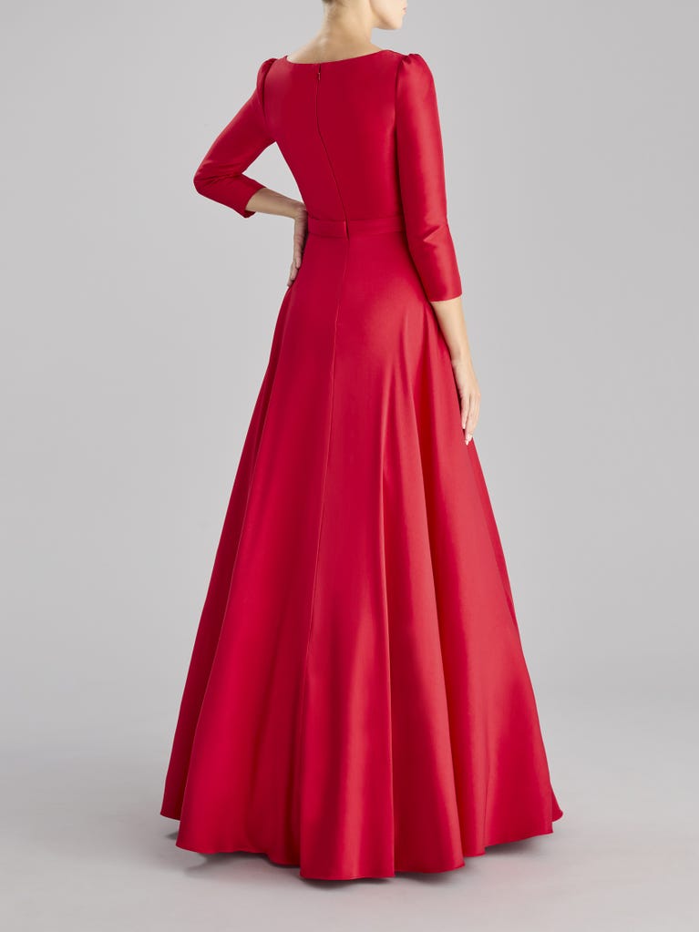 pronovias PRINT 2324 | Vestido de fiesta princesa con escote cuadrado | The Party Edit by Pronovias Solo hoy
