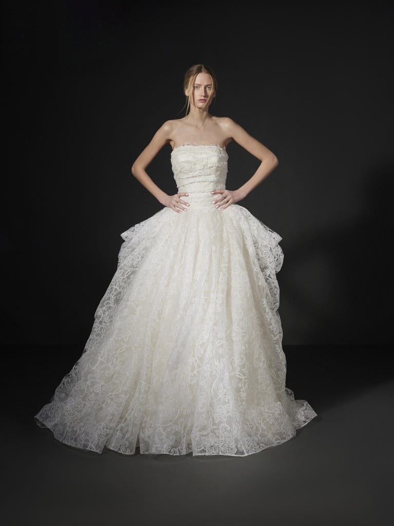 pronovias ROUX | Vestido de novia princesa palabra de honor | Vera Wang Bride