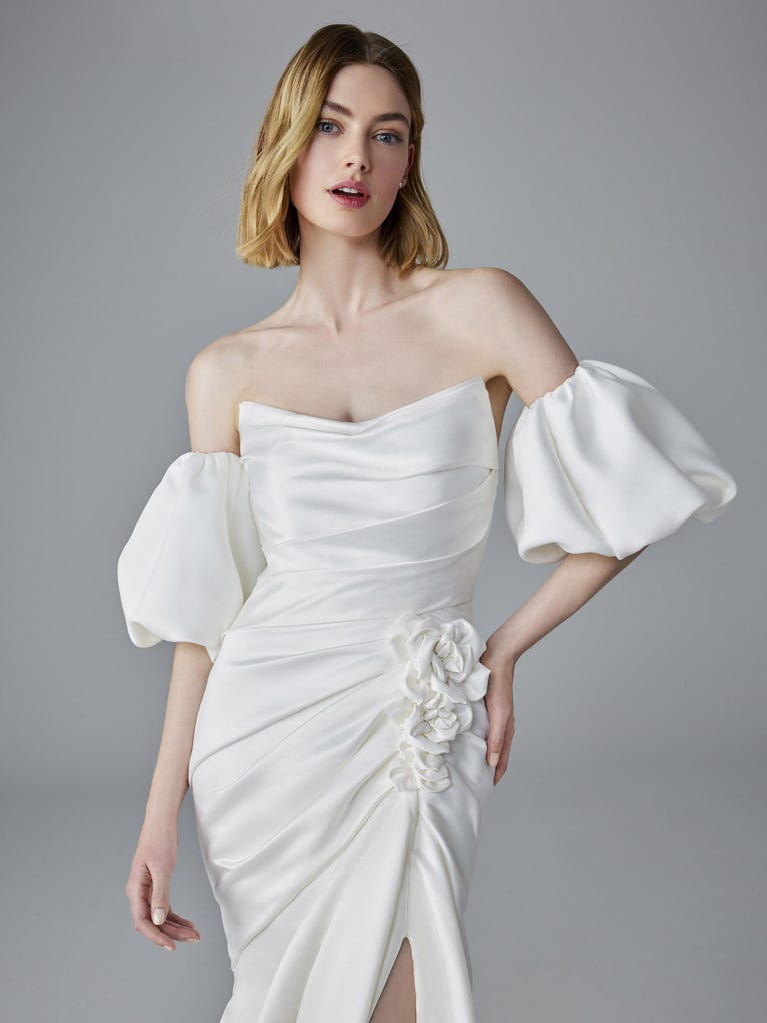 pronovias BOZENA | Vestido de novia sirena palabra de honor | Pronovias Precios de Black Friday