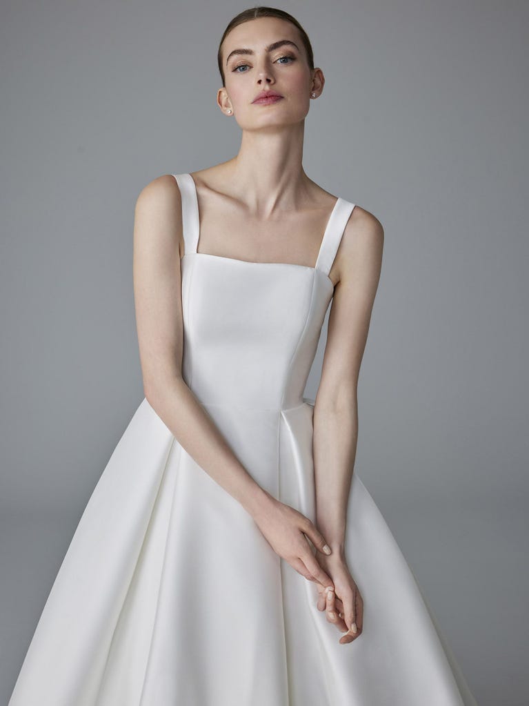 pronovias ROSAMUND | Vestido de novia princesa con escote cuadrado | Pronovias Precio ultrabajo
