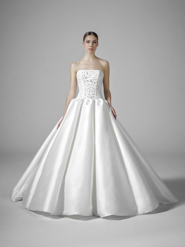 pronovias BOURGEON | Vestido de novia princesa palabra de honor | Pronovias