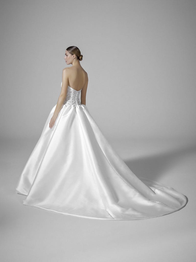 pronovias BOURGEON | Vestido de novia princesa palabra de honor | Pronovias Rebajas de fábrica