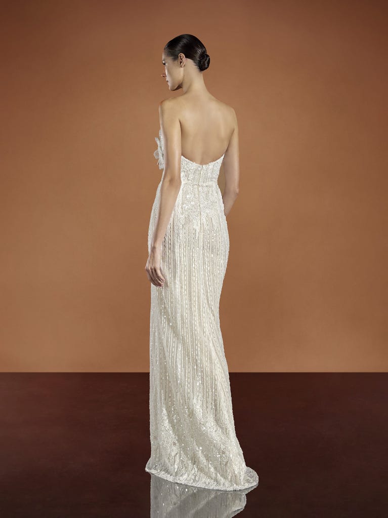 pronovias VANNIE | Vestido de novia con palabra de honor | Pronovias Envío internacional gratuito