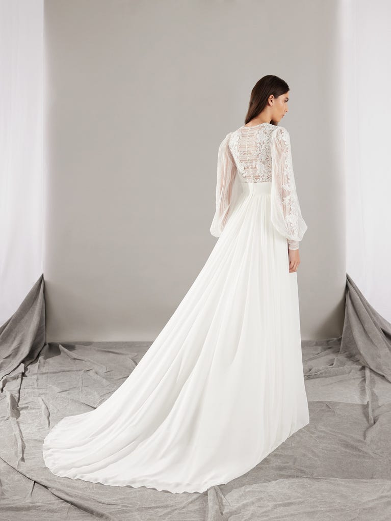 pronovias NIMBUS | Vestido de novia corte en a | Pronovias Promoción por tiempo limitado