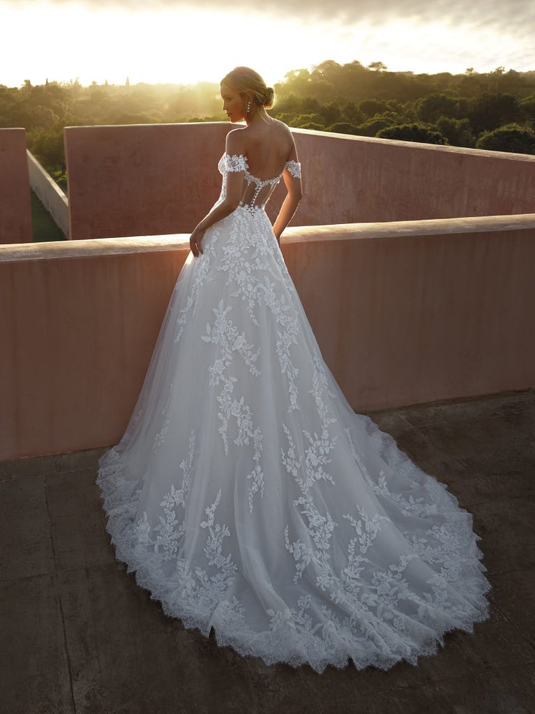 pronovias ELYSEES | Vestido de novia corte en a | Pronovias Ofertas especiales