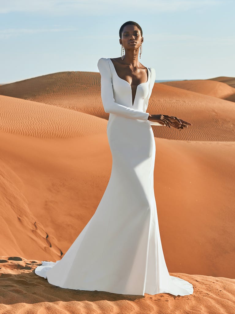 pronovias ANTELOPE | Vestido de novia sirena con escote corazón | PRONOVIAS Gran oferta