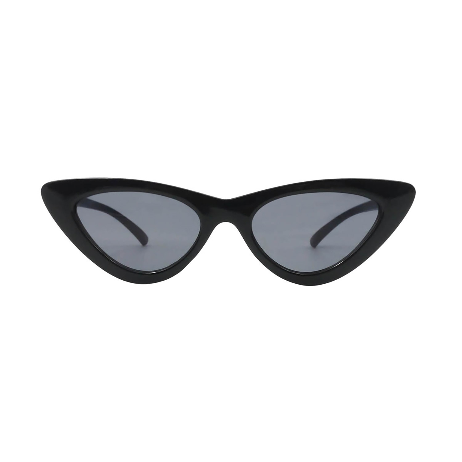 ﻿sunpers sunglasses LOLITA SHAPE SHINY BLACK FRAME SMOKE LENS | SUNPERS SUNGLASSES