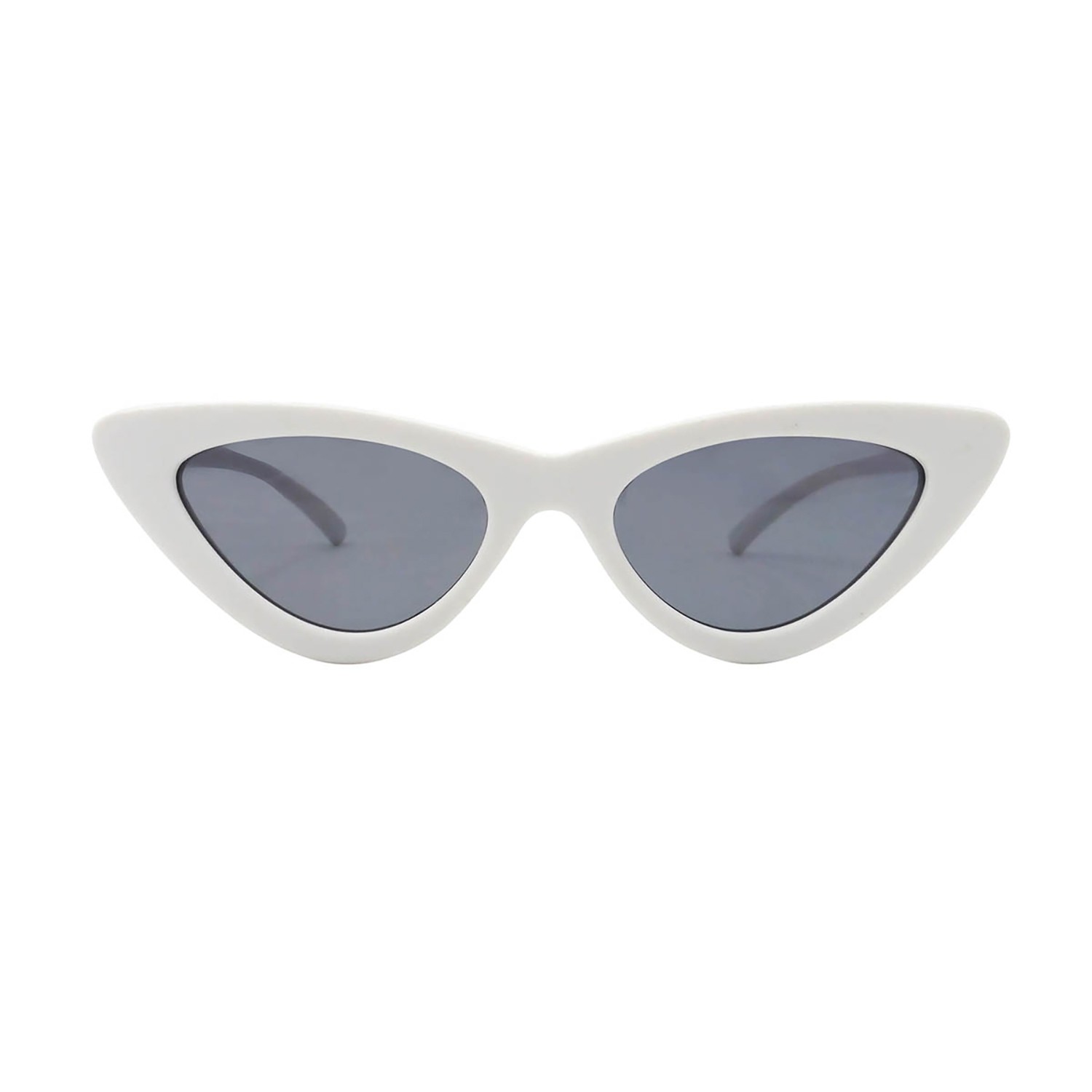 sunpers sunglasses LOLITA SHAPE POLYCARBONATE MATTE WHITE FRAME SMOKE LENS | SUNPERS SUNGLASSES Grandes descuentos