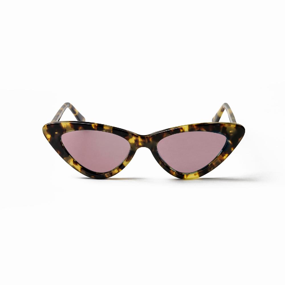 sunpers sunglasses CANDY DEMI BROWN FRAME AND RED LENS | SUNPERS SUNGLASSES Limitado a 3 días