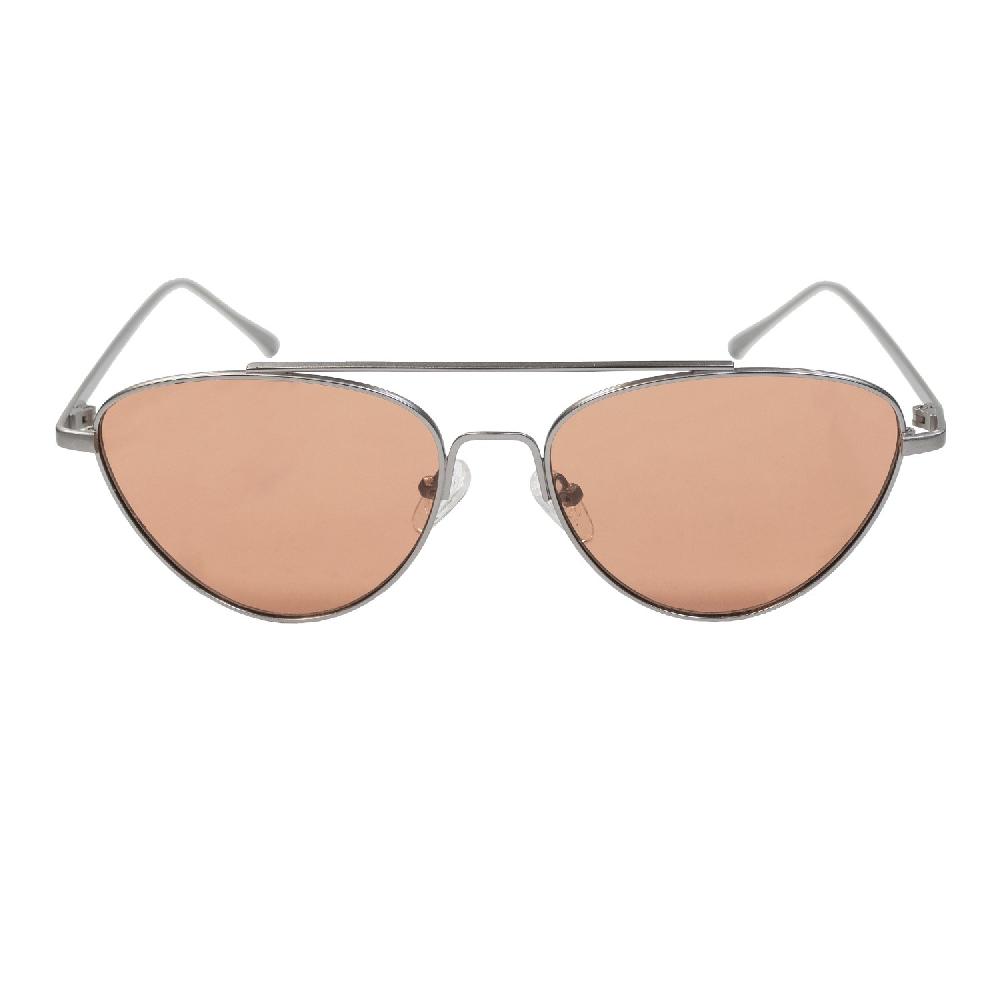 sunpers sunglasses LOLITA METAL MATTE SILVER FRAME TRANSPARENT RED LENS | SUNPERS SUNGLASSES En oferta