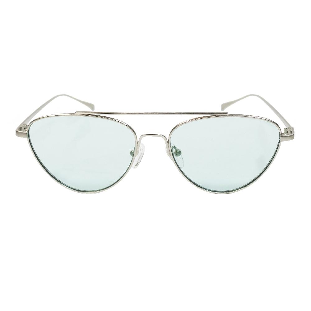 sunpers sunglasses LOLITA METAL MATTE SILVER FRAME TRANSPARENT MINT LENS | SUNPERS SUNGLASSES Libre de impuestos
