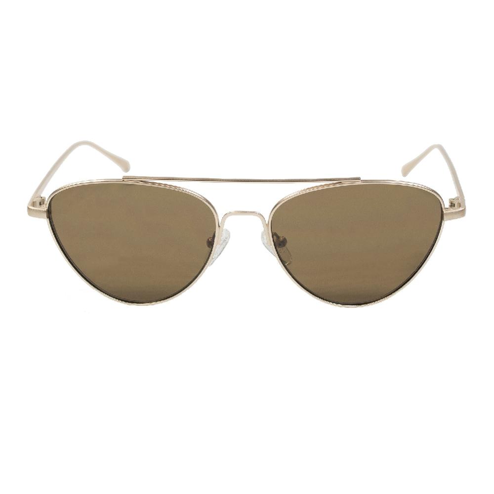 sunpers sunglasses LOLITA METAL MATTE GOLD FRAME TRANSPARENT BROWN LENS | SUNPERS SUNGLASSES Descuentos del mes