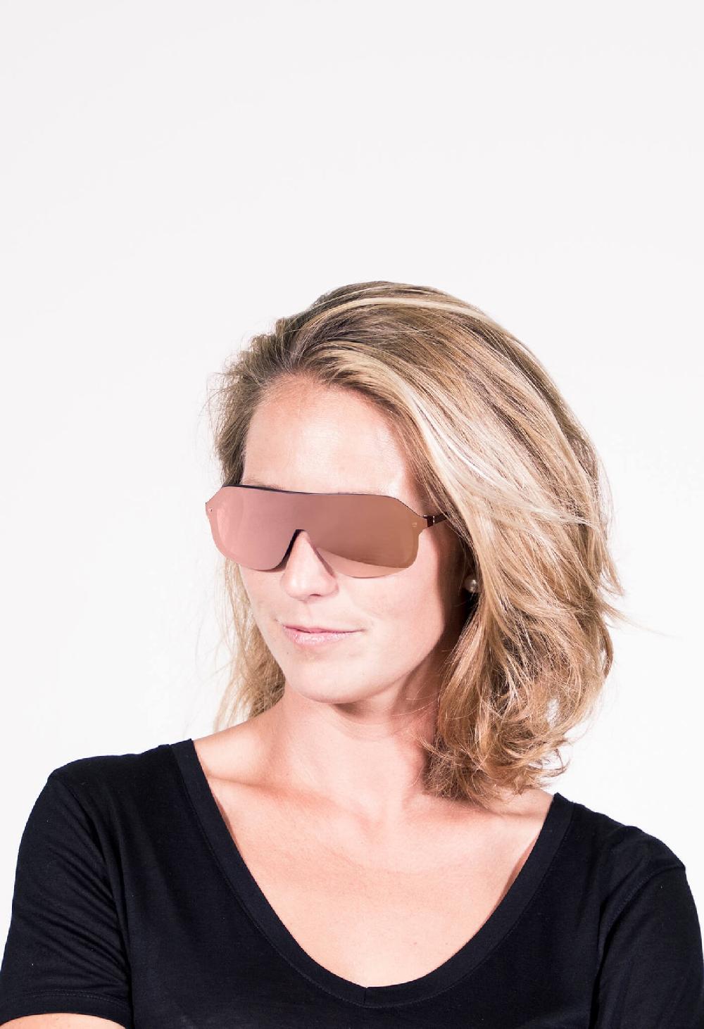 sunpers sunglasses Biarritz - Miami / carey - rosa pastel plana Última moda