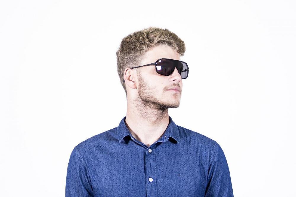 sunpers sunglasses Biarritz - Miami / negro mate - ahumada plana Rebajas de fin de temporada