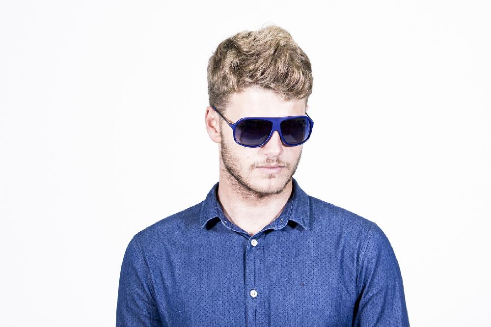 sunpers sunglasses Biarritz - Miami / azul mate - gradiente azul oscuro 2025
