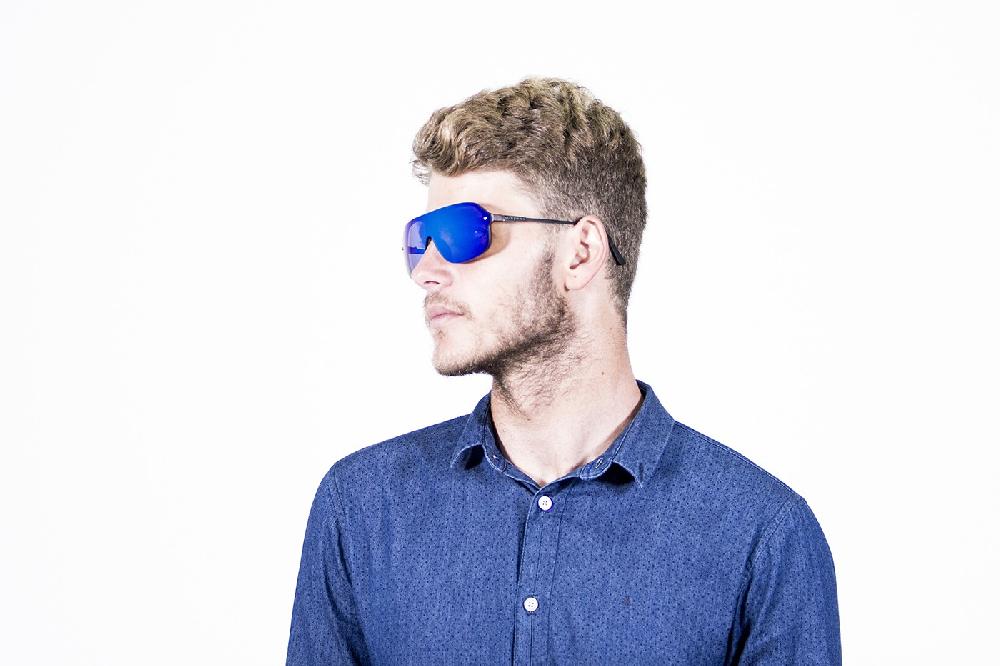 sunpers sunglasses Biarritz - Miami / carey - azul espejo plana Rebajas