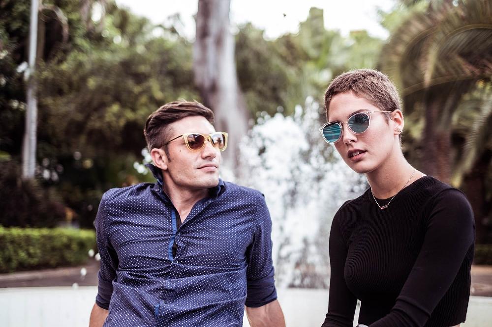 sunpers sunglasses Gafas de Sol - azul cielo/ patilla dorada | SUNPERS COMPRAR AHORA