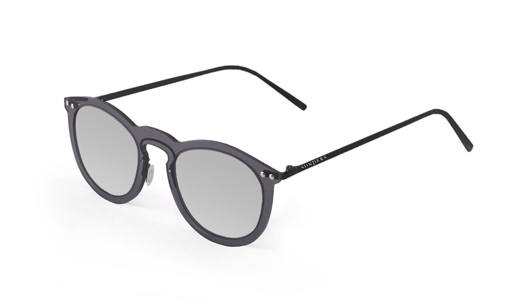 sunpers sunglasses Gafas de Sol - negro transparente/negro plateado| SUNPERS