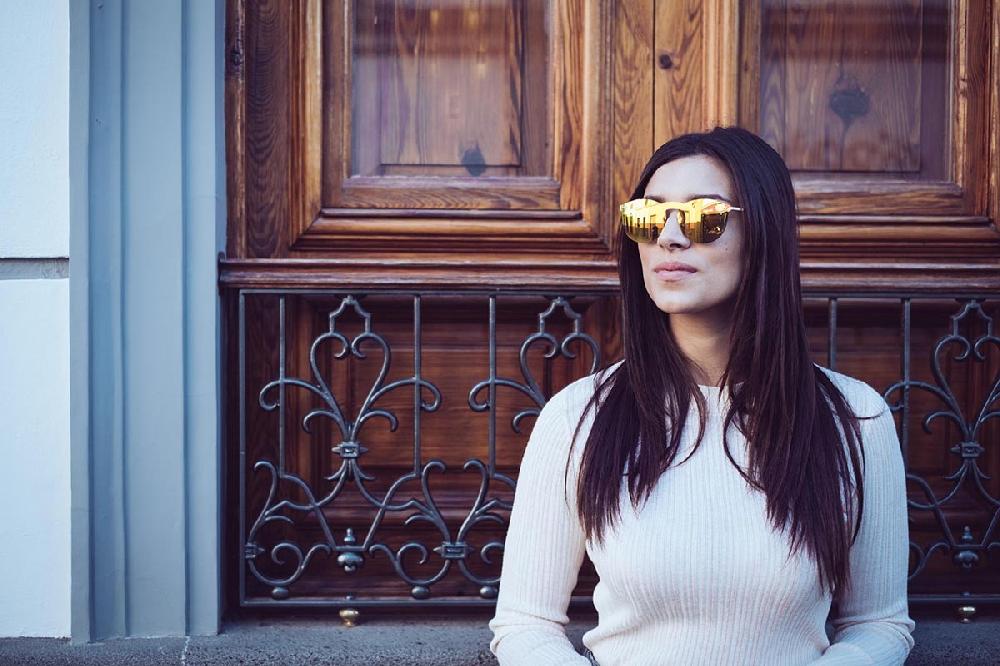 sunpers sunglasses Gafas de sol – dorado metálico / lente plana dorada | SUNPERS Promoción por tiempo limitado