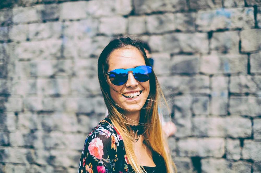 sunpers sunglasses Gafas de sol - metal / dorado metálico / lente plana azul | SUNPERS Oferta especial de fábrica