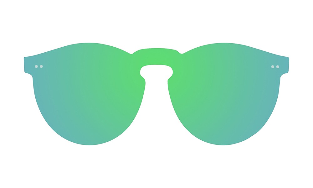 sunpers sunglasses Biarritz - Metal lente plana / dorado metálico / verde espacial Solo queda un día
