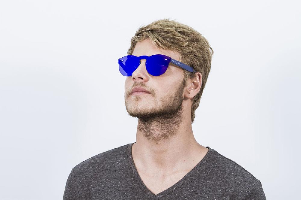 sunpers sunglasses Gafas de sol - policarbonato / lente plana azul oscura | SUNPERS Grandes descuentos