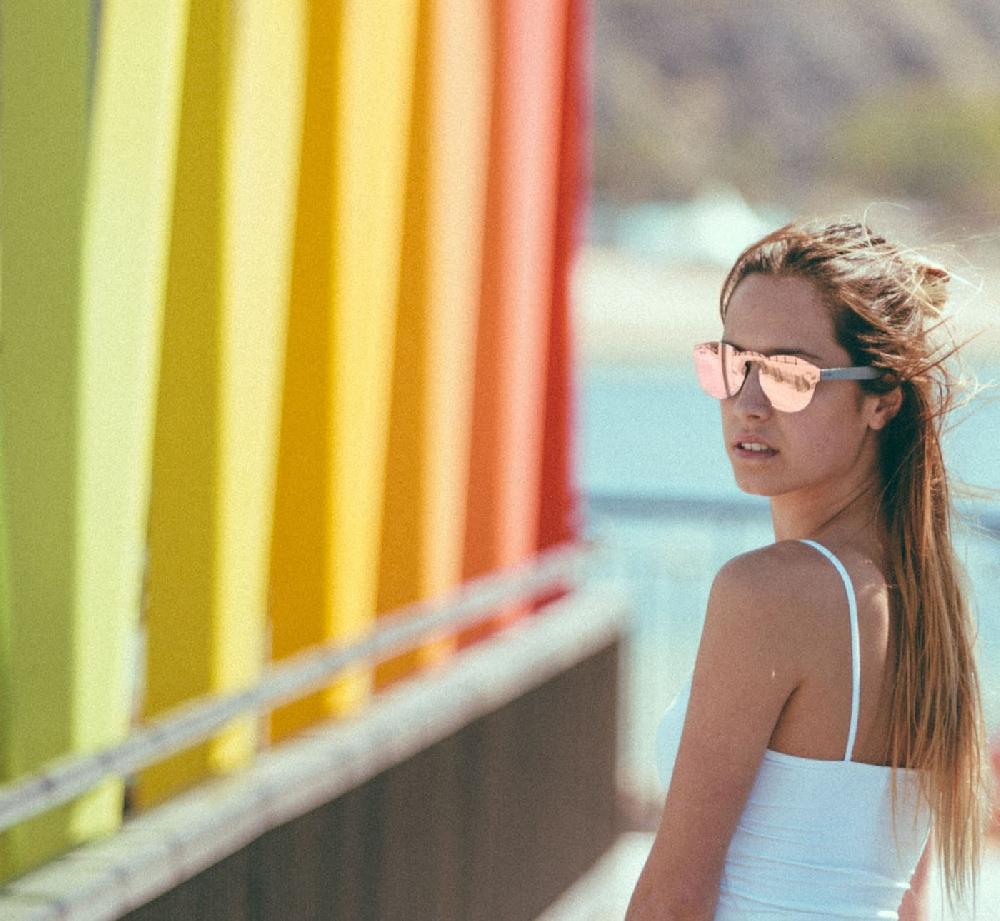 sunpers sunglasses Gafas de sol - policarbonato / lente plana rosa espacial | SUNPERS Envío internacional gratuito