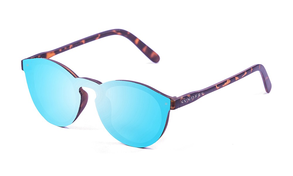 sunpers sunglasses Gafas de sol - revo / marrón efecto carey / lente plana azul cielo | SUNPERS Devoluciones gratuitas
