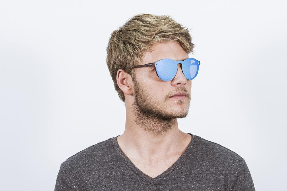 sunpers sunglasses Gafas de sol - revo / marrón efecto carey / lente plana azul cielo | SUNPERS Devoluciones gratuitas
