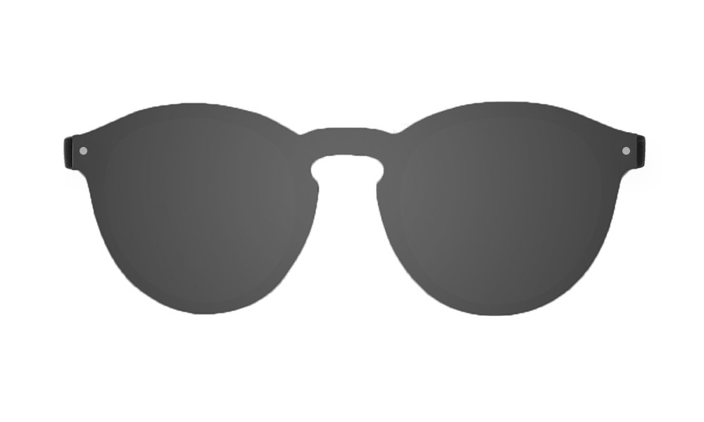 sunpers sunglasses Biarritz - Lente plana / smoke / negro mate - ahumada