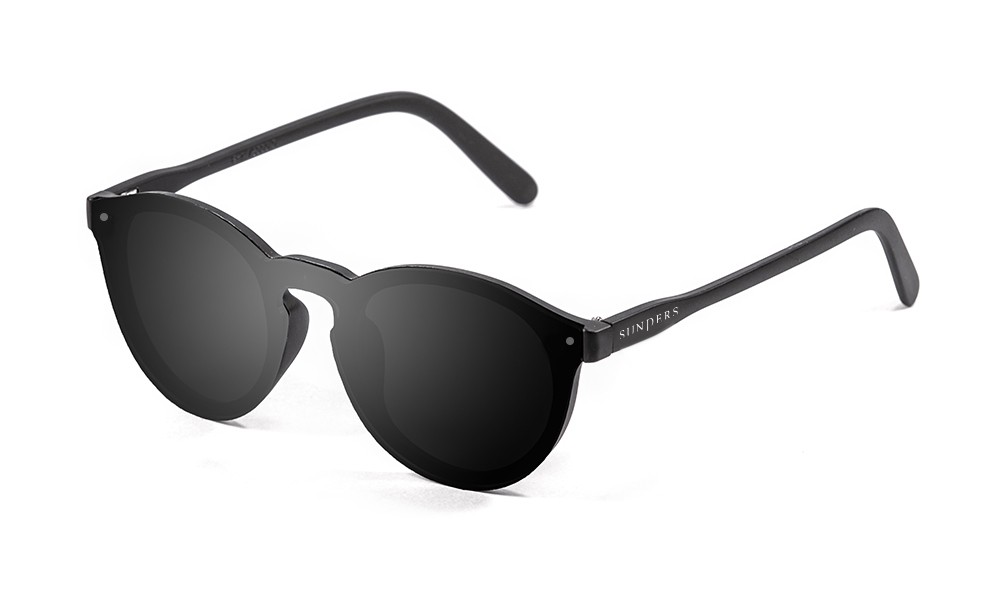 sunpers sunglasses Biarritz - Lente plana / smoke / negro mate - ahumada En línea