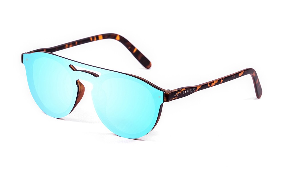 sunpers sunglasses Gafas de sol - revo / marrón efecto carey / lente plana azul cielo | SUNPERS Ofertas