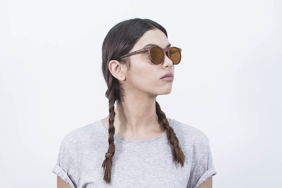 sunpers sunglasses Gafas de sol - madera / marrón oscuro / lente marrón | SUNPERS Rebajas baratas