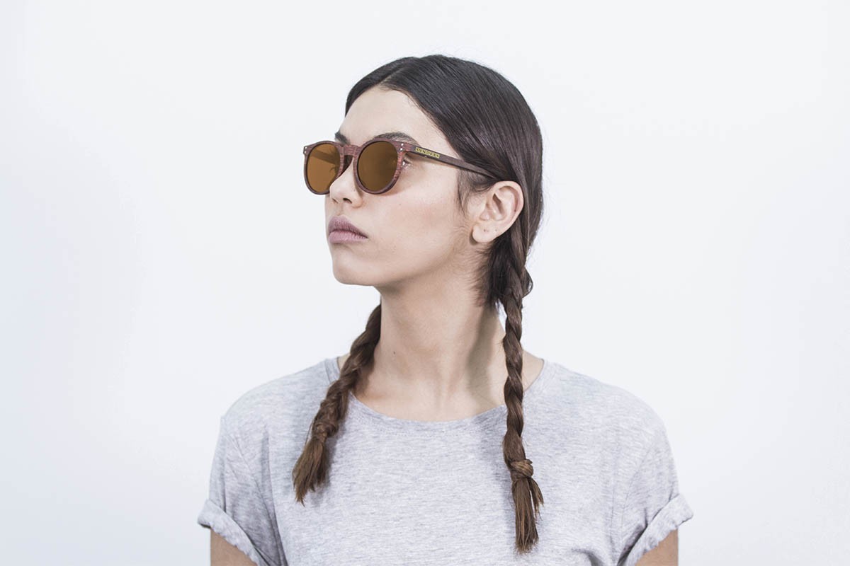 sunpers sunglasses Gafas de sol - madera / marrón oscuro / lente marrón | SUNPERS Rebajas baratas