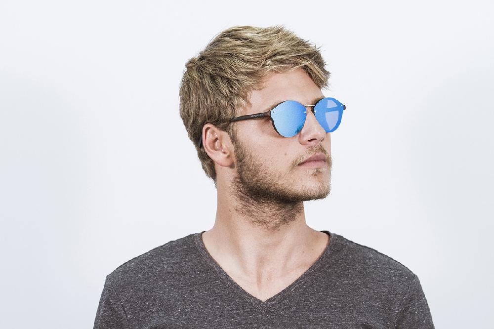 sunpers sunglasses Gafas de sol - revo / marrón / lente plana azul cielo | SUNPERS Tienda