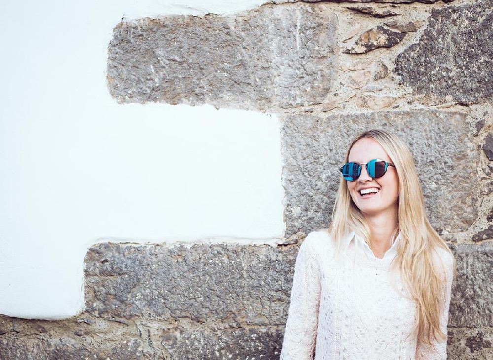 sunpers sunglasses Biarritz - Metal lente plana / mate marrón suave / verde espejo Envío gratis