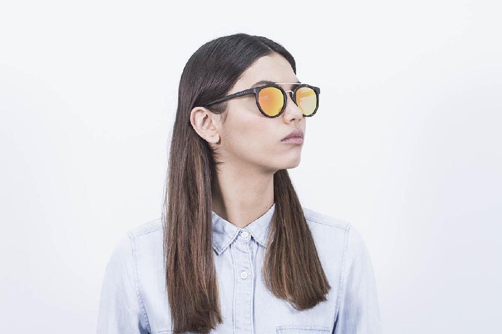 sunpers sunglasses Gafas de sol - revo / marrón efecto carey pulido / lente amarilla | SUNPERS ÚLTIMAS EDICIONES