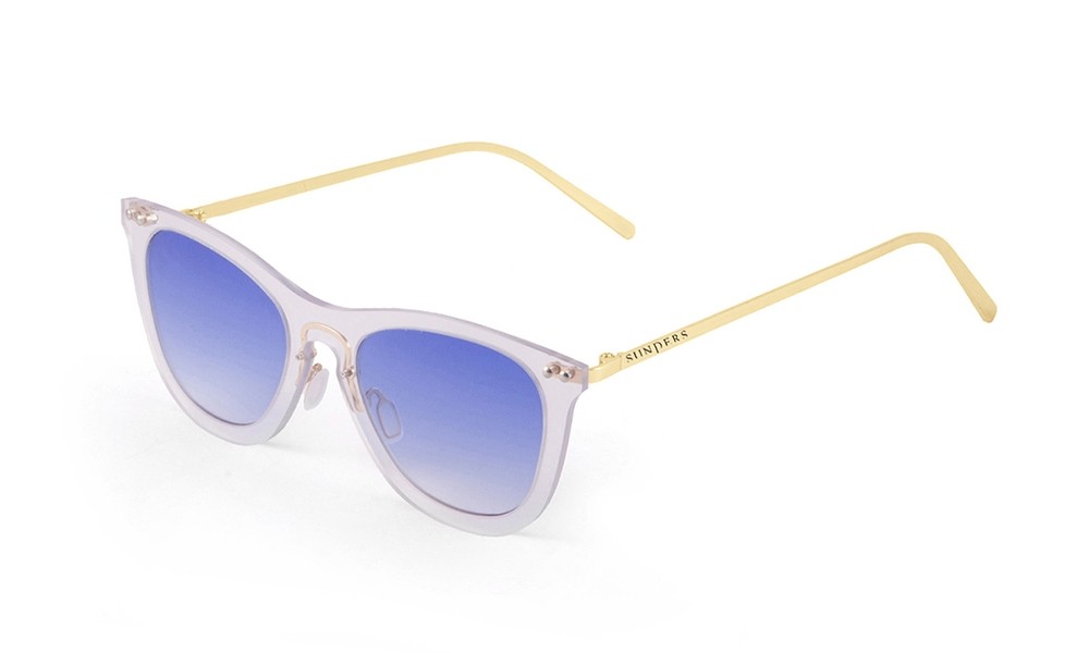 sunpers sunglasses Gafas de sol - blanco transparente/ patilla dorada metálica| SUNPERS Solo queda un día