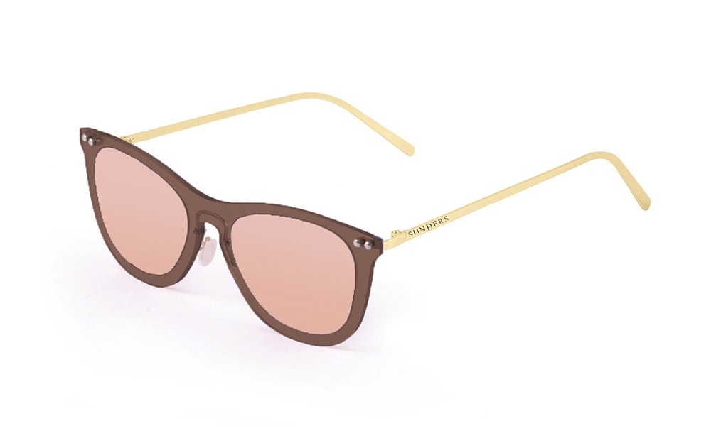 sunpers sunglasses Gafas de sol - marrón transparente/ plantilla metálica dorada | SUNPERS Grandes descuentos