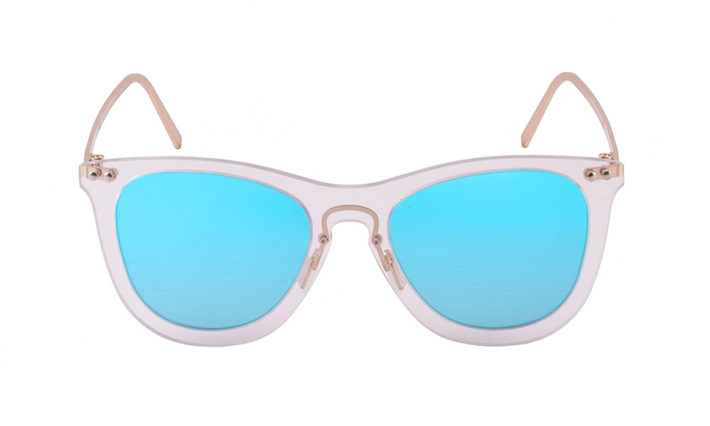 sunpers sunglasses Gafas de sol - blanco transparente/ patilla dorada metálica| SUNPERS Liquidación