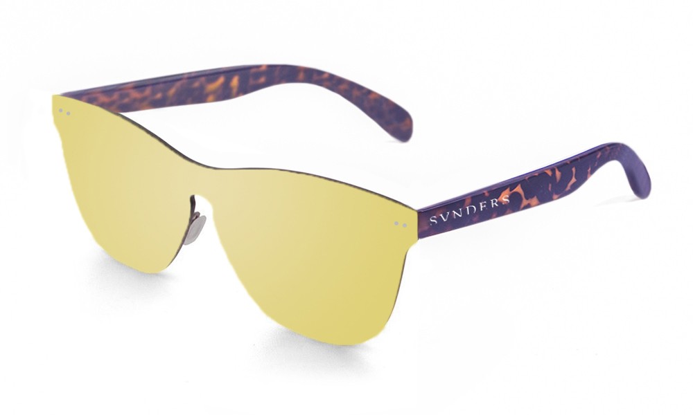 sunpers sunglasses Gafas de sol - policarbonato / lente plana dorada | SUNPERS Precios de Black Friday