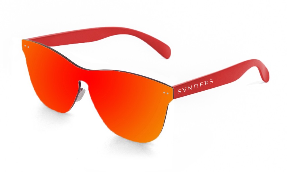 sunpers sunglasses Gafas de sol - policarbonato / lente plana rojo | SUNPERS Última moda