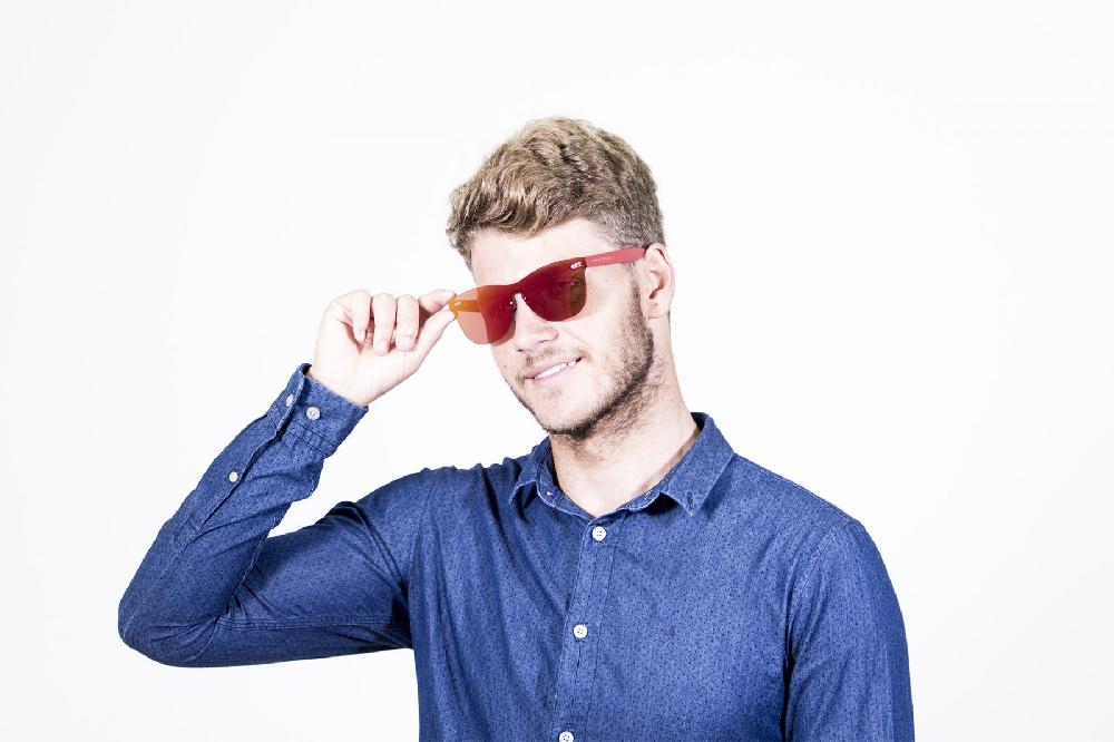 sunpers sunglasses Gafas de sol - policarbonato / lente plana rojo | SUNPERS Última moda