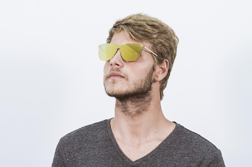 sunpers sunglasses Gafas de sol - dorado metálico / lente plana dorada | SUNPERS Ofertas especiales