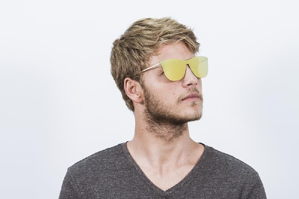 sunpers sunglasses Gafas de sol - dorado metálico / lente plana dorada | SUNPERS Ofertas especiales