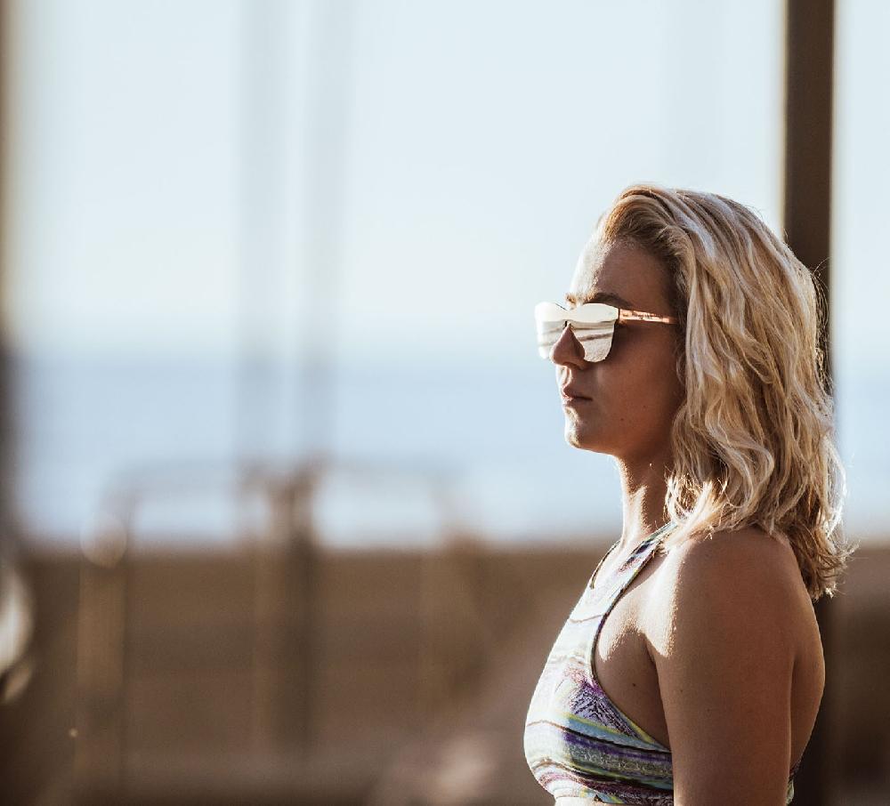 sunpers sunglasses Gafas de sol – lente plana espacial / roja | SUNPERS Venta caliente