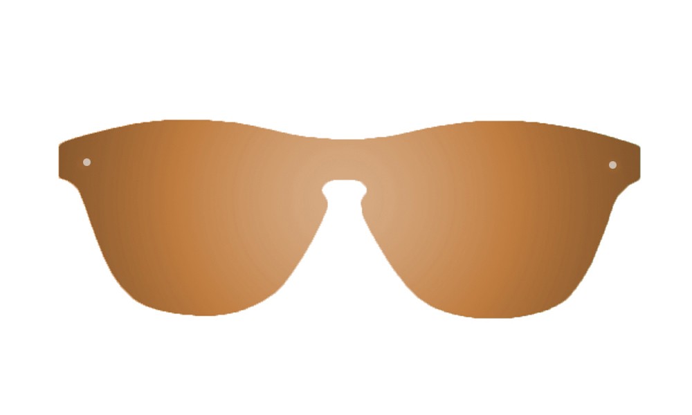 sunpers sunglasses Gafas de sol - revo / marrón gradiente efecto carey / lente plana marrón | SUNPERS