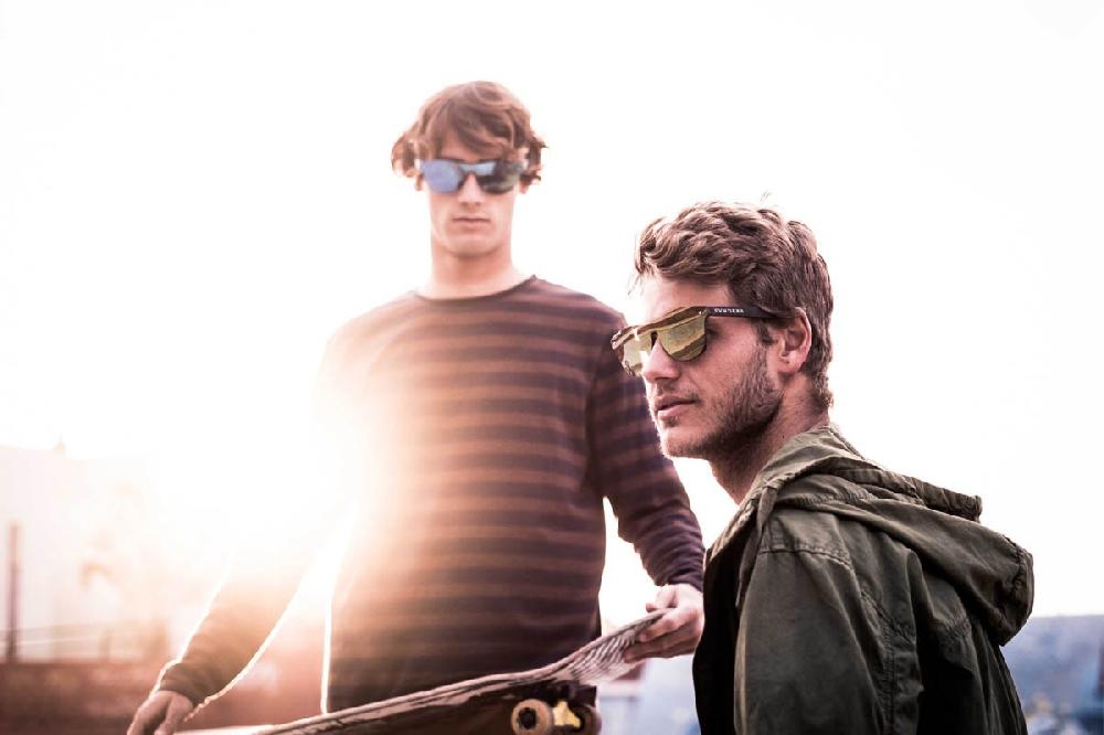 sunpers sunglasses Gafas de sol - negro mate / lente plana plateada | SUNPERS